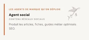 Agent social