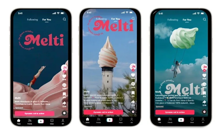 Contenus TikTok Melti